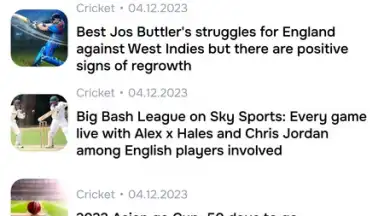 Captura de tela de Linebet News 3