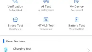 Captura de tela de AnTuTu Benchmark 16