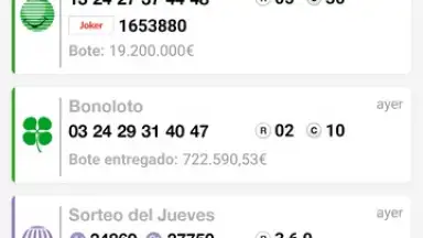 Captura de tela de TuLotero 11