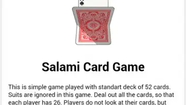 Captura de tela de Salami Card Game 6
