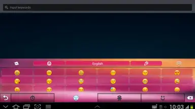 Captura de tela de Pink Keyboard 3