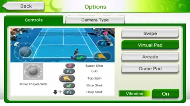 Captura de tela de Virtua Tennis Challenge 2