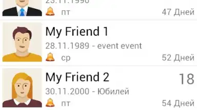 Captura de tela de Birthdays & Other Events Reminder 6