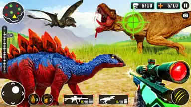 Captura de tela de Wild Dinosaur Hunting Attack 9