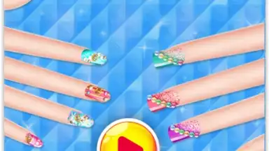Captura de tela de Fashion Girl Nail Salon 1