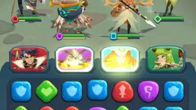 Captura de tela de Valiant Tales: Puzzle RPG 6