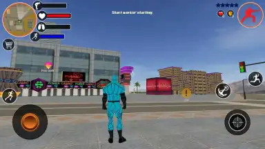 Captura de tela de Miami Rope Hero 3