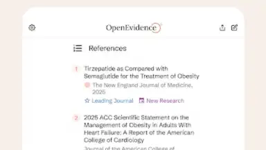 Captura de tela de OpenEvidence 1