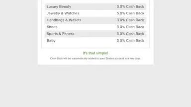 Captura de tela de Rakuten Ebates 2