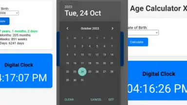 Captura de tela de Age Calculator X 1