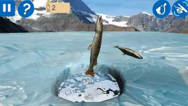 Captura de tela de Winter Fishing 3D 5