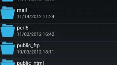 Captura de tela de cPWebDisk 5