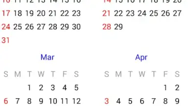 Captura de tela de SG Calendar 4