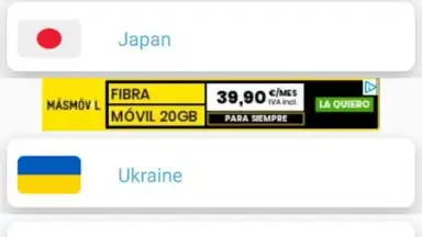 Captura de tela de Perfect VPN 7