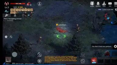 Captura de tela de Dark Eden M on WEMIX 12