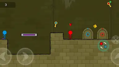 Captura de tela de Red and Blue Stickman 1