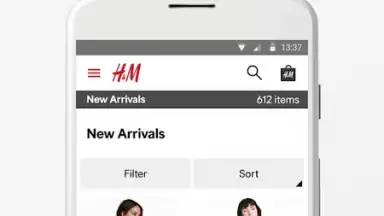 Captura de tela de H&M 5