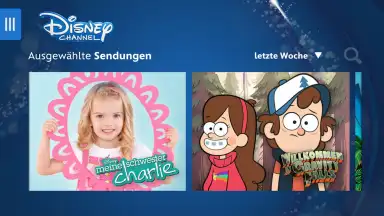 Captura de tela de Disney Channel 10
