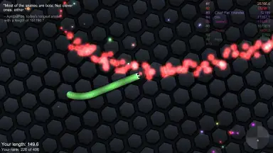 Captura de tela de slither.io 5