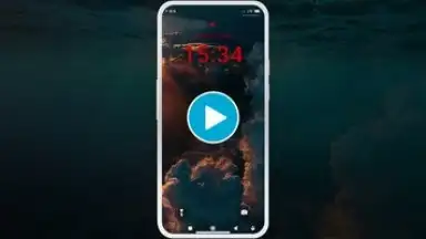 Captura de tela de Wow Red Black Theme, Icon Pack 1