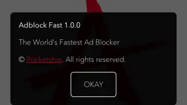 Captura de tela de Adblock Fast 2