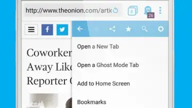 Captura de tela de Ghost Browser - Incognito Browsing 1