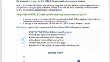 Captura de tela de ONLYOFFICE Documents 4