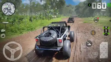 Captura de tela de offroad SUV jeep 4x4 driving 3