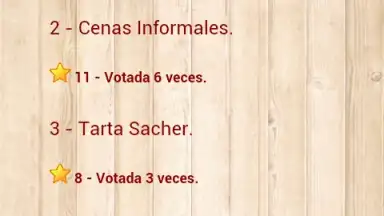 Captura de tela de Recetas Caseras 3