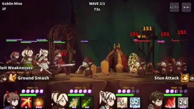 Captura de tela de FANTASYxDUNGEONS 3