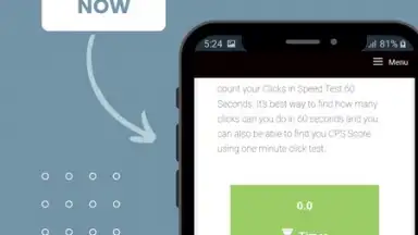 Captura de tela de Clicks Per Minute 4