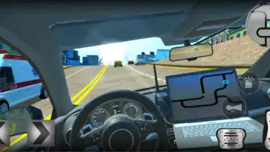 Captura de tela de Police Car Drift شرطة الهجوله 3
