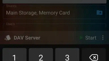 Captura de tela de WebDav Server 3