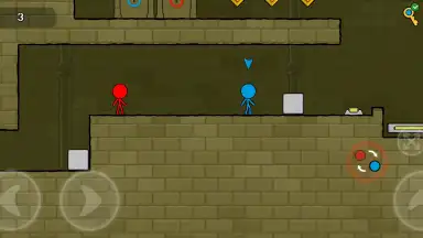 Captura de tela de Red and Blue Stickman 2
