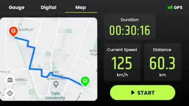Captura de tela de Speedometer: GPS Speedometer 2