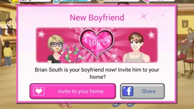 Captura de tela de Star Girl: Valentine Hearts 1