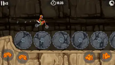 Captura de tela de Moto X3M Bike Race Game 17