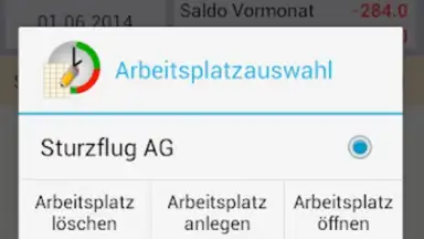 Captura de tela de Arbeitszeiterfassung 3