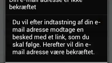 Captura de tela de e-Boks.dk 2