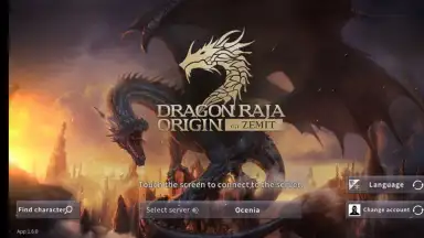 Captura de tela de Dragon Raja Origin on ZEMIT 1