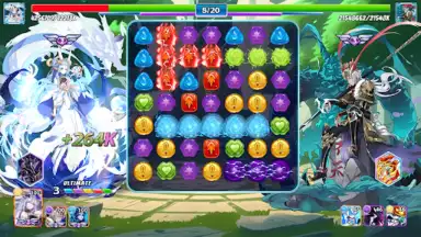 Captura de tela de Heroes Puzzles 3