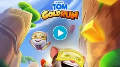 Captura de tela de Talking Tom: Gold Run 1