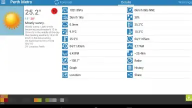 Captura de tela de Au Weather Free 2