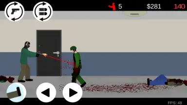 Captura de tela de Flat Zombies: Cleanup and Defense 5