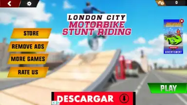 Captura de tela de London City Motorbike Stunt Riding Simulator 13