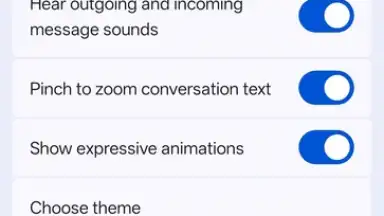 Captura de tela de Google Messages 16