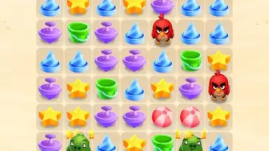 Captura de tela de Angry Birds Match 3