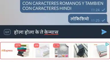 Captura de tela de Hindi Keyboard 3