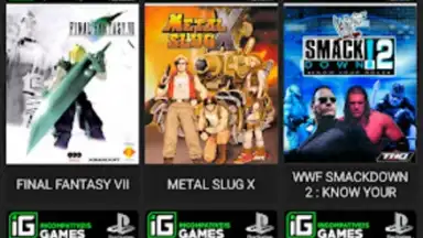 Captura de tela de IGAMES PSX 4