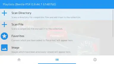 Captura de tela de RetroArch Plus 2